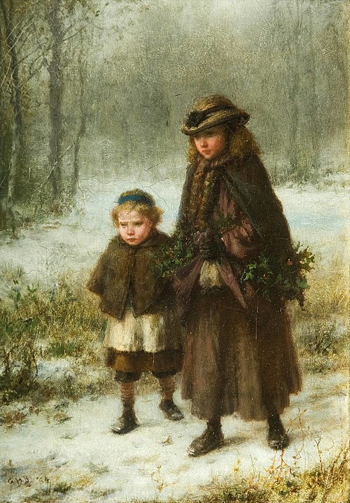 Winter Morning Walk., 1864, George Henry Boughton