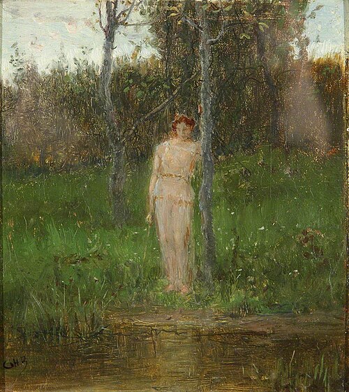 'By the Water's Edge', 1887, George Henry Boughton