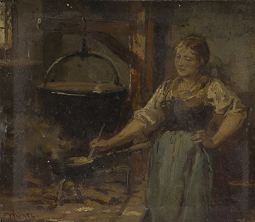 Bäuerliches Interieur, , Wilhelm Marc