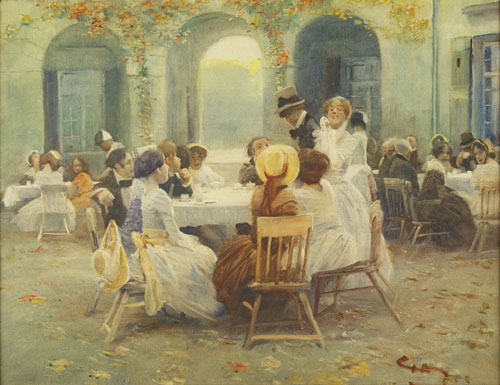 Heitere Runde im Malkasten, , Wilhelm Schreuer