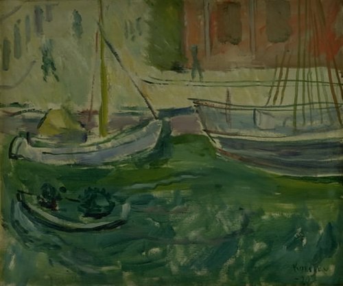 View of Nyhavn, 1920, Ludvig Karsten