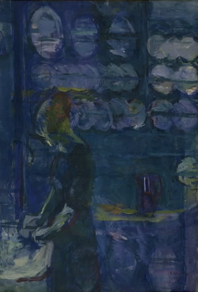 The Blue Kitchen, 1913, Ludvig Karsten
