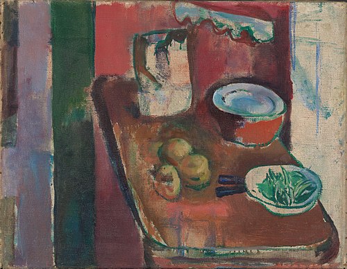 The Red Kitchen, 1913, Ludvig Karsten