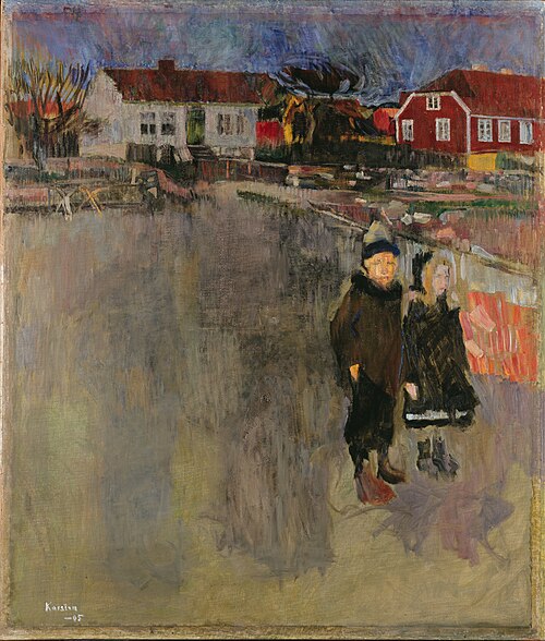 Spring Evening at Ula, 1905, Ludvig Karsten