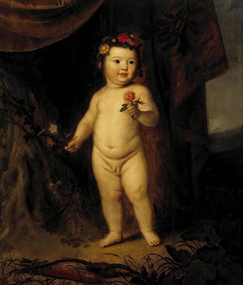 Portrait of a Child as Cupid, 1637, Willem van Honthorst