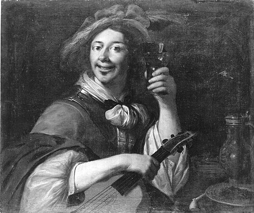 Lustiger Kriegsmann (?), 1630, Willem van Honthorst