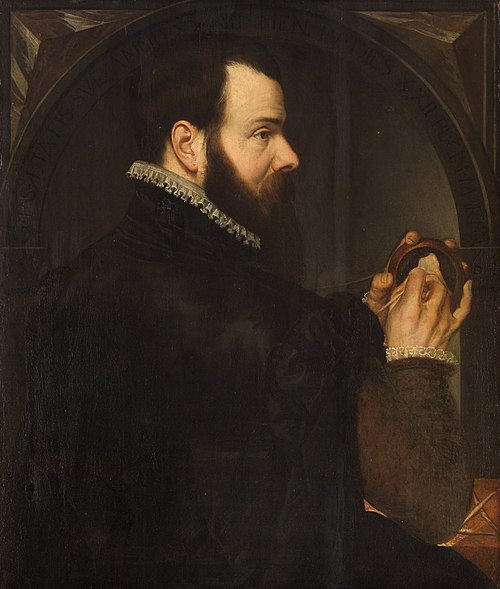 Self Portrait as a Wax-Modeller, 1564, Willem van den Broeck
