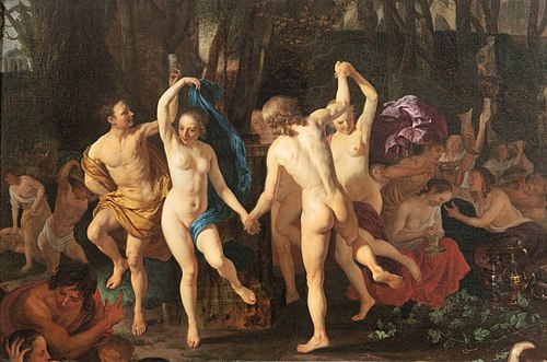 A Bacchanal, , Jacob van Loo