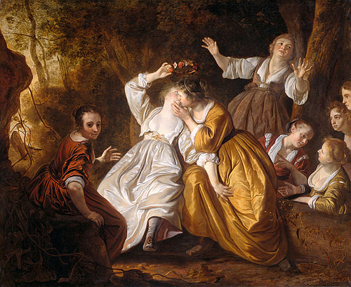 Amaryllis couronnant Mirtillo, 1650, Jacob van Loo