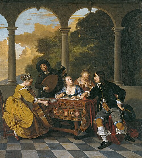 Group of Musicians, 1650, Jacob van Loo