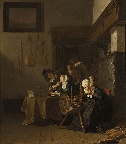 Indulgent Old Lady, 1654, Jacob van Loo