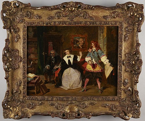 Madame de Maintenon and Scarron, , Augustus Egg