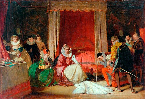 Queen Elizabeth in a Rage, , Augustus Egg