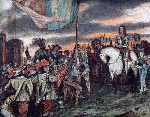 Charles I Raising His Standard at Nottingham, 1852, Augustus Egg