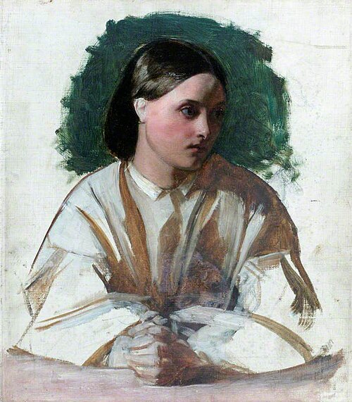 A Girl with Clasped Hands, , Augustus Egg