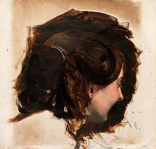 A Girl's Head, , Augustus Egg