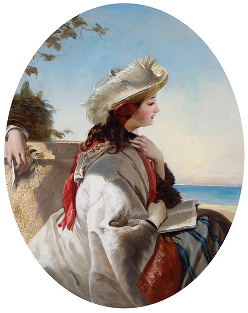 The love letter., 1863, Augustus Egg