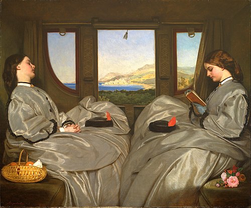 Les Compagnons de voyage, 1862, Augustus Egg