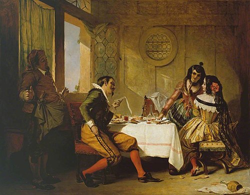 Scene from ‘The Devil upon Two Sticks’, 1844, Augustus Egg