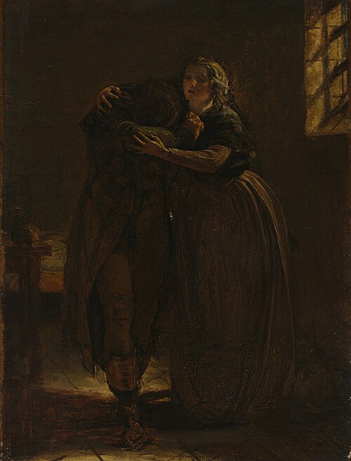 Study for "Come Rest in this Bosom my own Stricken Dear", 1844, Augustus Egg