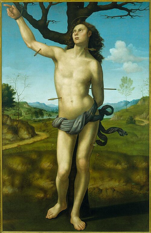 Saint Sebastian, 1520, Giuliano Bugiardini