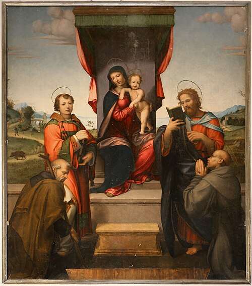 Madonna and Child and Saints, , Giuliano Bugiardini