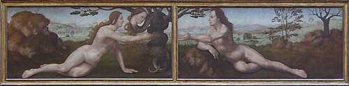 Adam; Eve, 1524, Giuliano Bugiardini