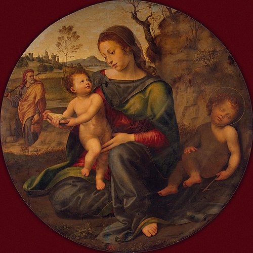 La Sainte Famille, 1520, Giuliano Bugiardini