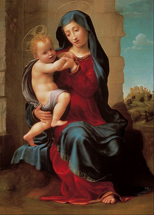 Virgin and child, 1530, Giuliano Bugiardini