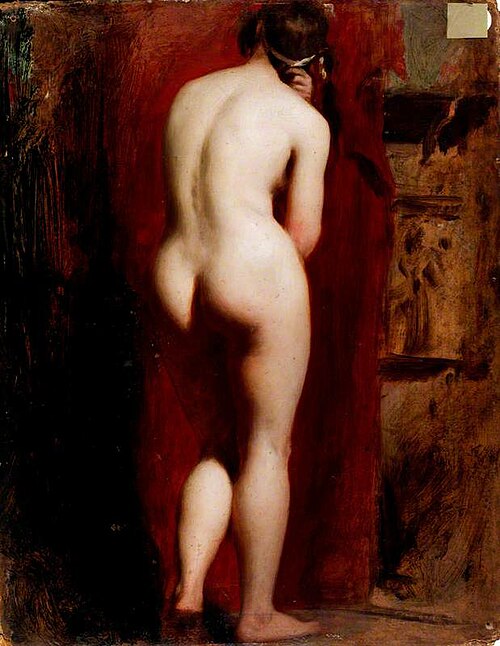 Female Life Study, 1843, William Edward Frost