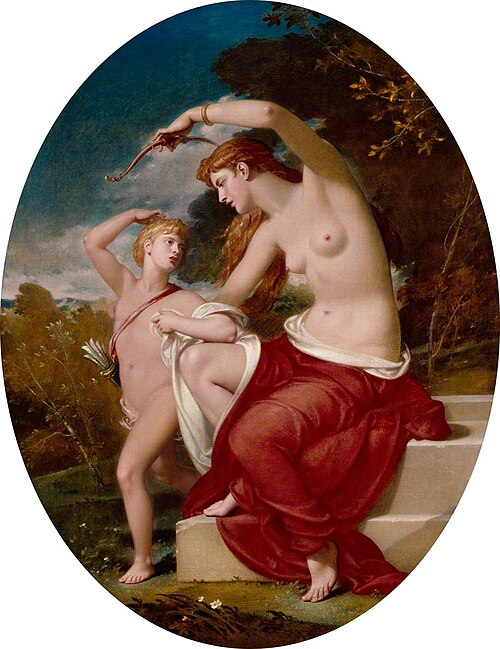 Nymph and Cupid, 1870, William Edward Frost