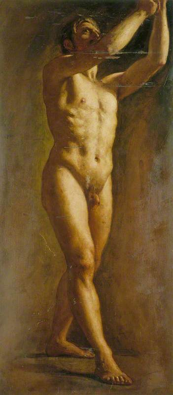 Male Life Study, , William Edward Frost