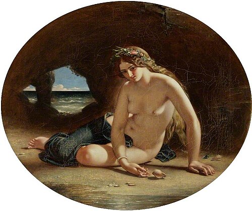The Sea Cave, 1851, William Edward Frost
