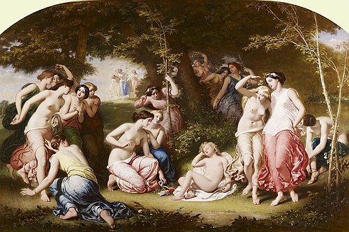 The Disarming of Cupid, 1850, William Edward Frost