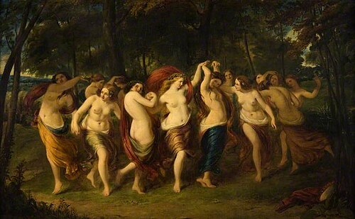 The Dance of Nymphs, 1855, William Gale