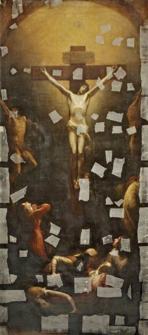 The Crucifixion (triptych, centre panel), 1827, William Hilton