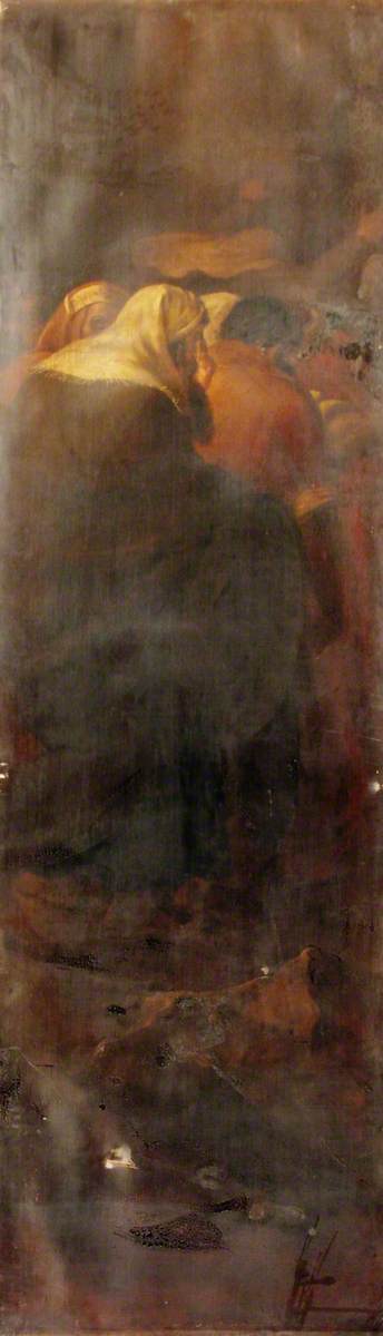 The Crucifixion (triptych, right wing), 1827, William Hilton