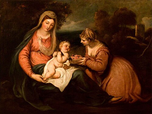 The Holy Family (after van Dyck), , William Hilton