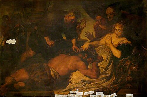 Samson and Delilah (after Anthony van Dyck), 1820, William Hilton