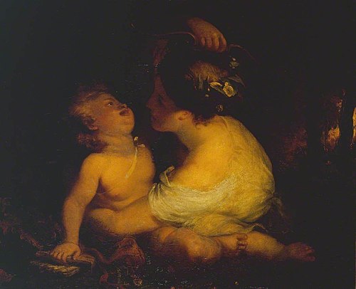 Cupid and Nymph, 1828, William Hilton