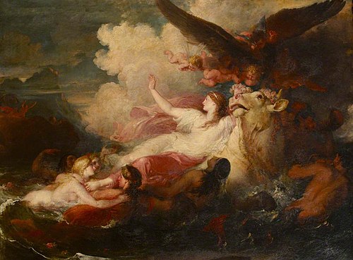The Rape of Europa, 1818, William Hilton