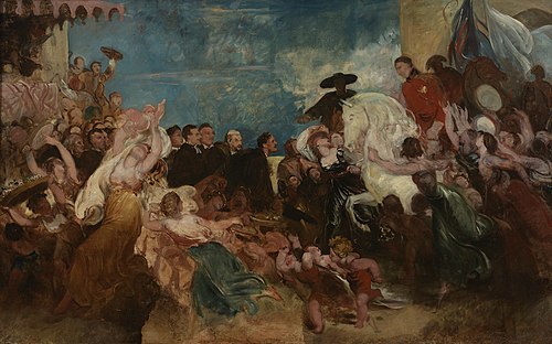 The Triumph of the Duke of Wellington, 1817, William Hilton