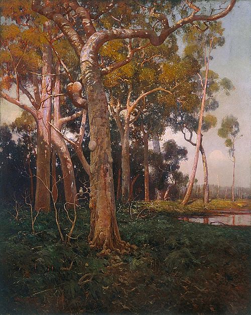 The golden splendour of the bush, 1906, William Lister Lister