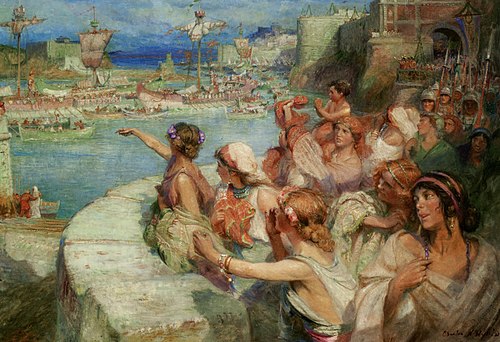 Home with Glory, 1890, William Lionel Wyllie