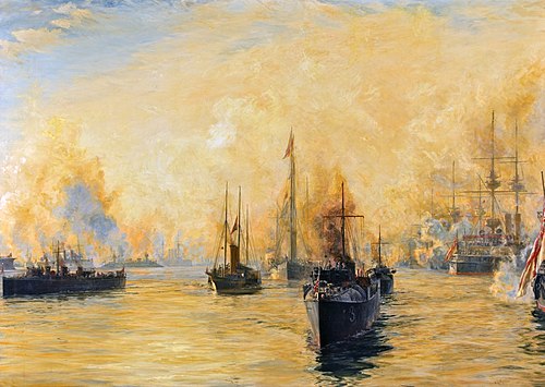 The Passing of a Great Queen, 1901, William Lionel Wyllie
