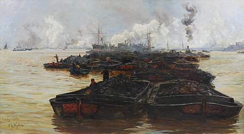 "Black Diamonds" / Bugsbys Hole, 1890, William Lionel Wyllie