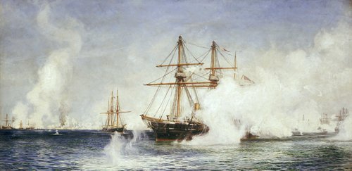 'Well Done "Condor"': The Bombardment of Alexandria, 1883, William Lionel Wyllie