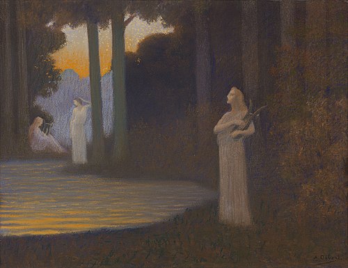 Le lyrisme dans la forêt, 1910, Alphonse Osbert