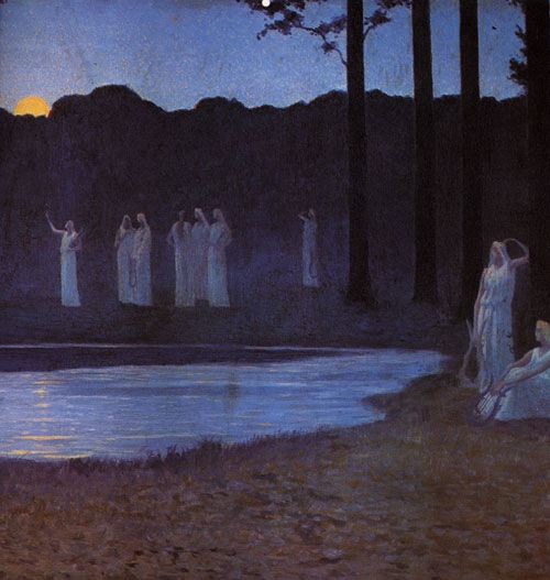 Song of the Night, 1896, Alphonse Osbert