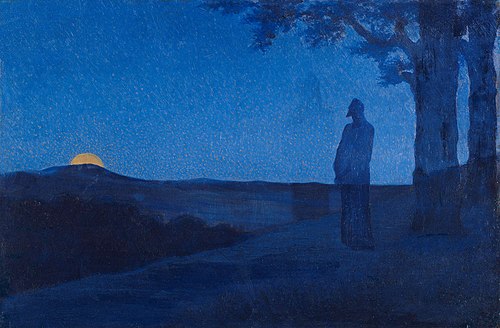 La Solitude du Christ, 1897, Alphonse Osbert